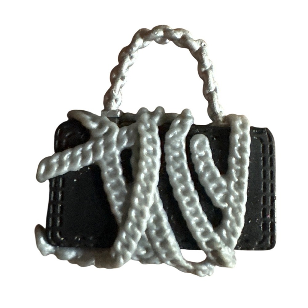 Monster High Doll G1 Spectra Vondergeist Dot Dead Gorgeous Chain Black Purse